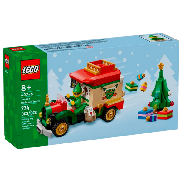 Constructor LEGO Santa's Delivery Truck Green Numărul de piese 224, 8+ photo 1