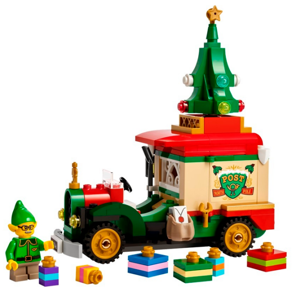 Constructor LEGO Santa's Delivery Truck Green Numărul de piese 224, 8+ photo 2