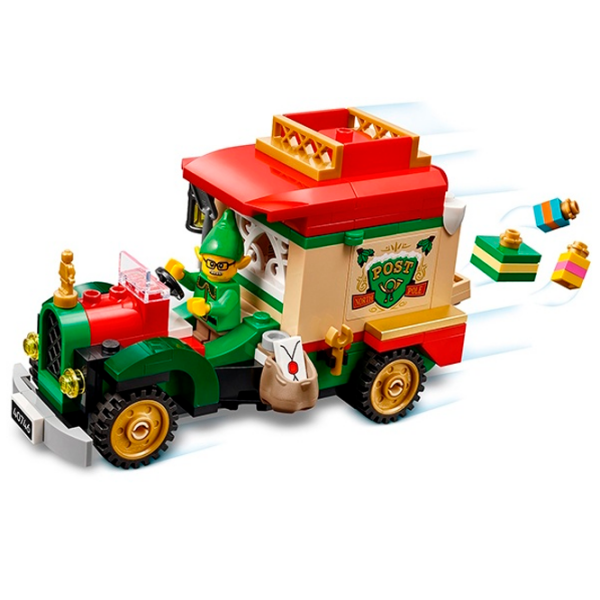 Constructor LEGO Santa's Delivery Truck Green Numărul de piese 224, 8+ photo 3