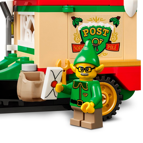 Constructor LEGO Santa's Delivery Truck Green Numărul de piese 224, 8+ photo 4