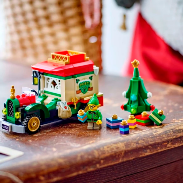 Constructor LEGO Santa's Delivery Truck Green Numărul de piese 224, 8+ photo 6