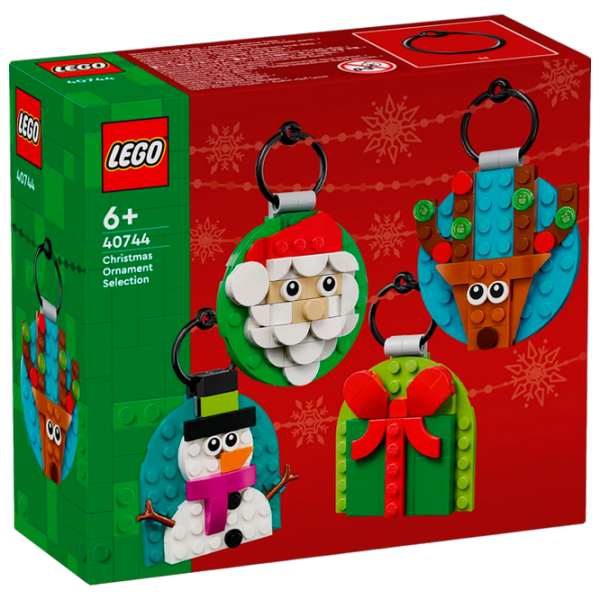 Constructor LEGO Christmas Ornament Selection Red Numărul de piese 153, 6+ photo 1