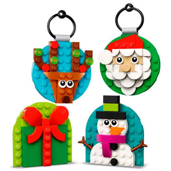 Constructor LEGO Christmas Ornament Selection Red Numărul de piese 153, 6+ photo 3