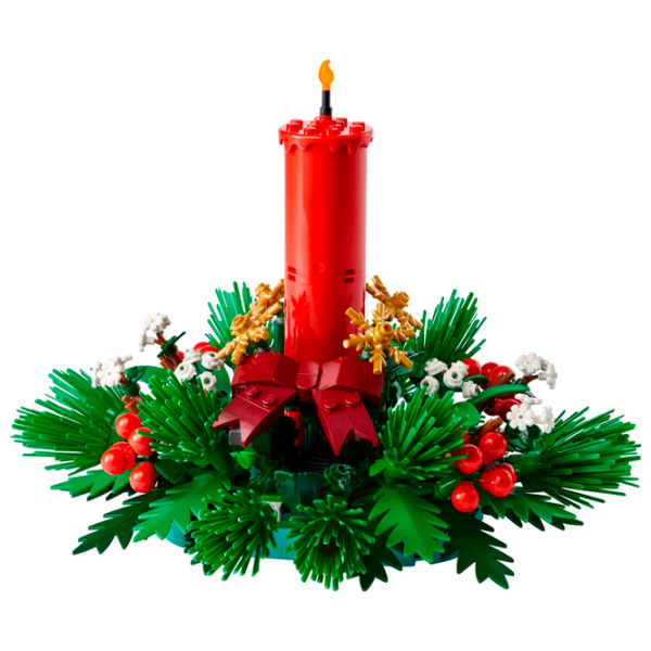 Constructor LEGO Christmas Table Decoration Green Numărul de piese 433, 12+ photo 2