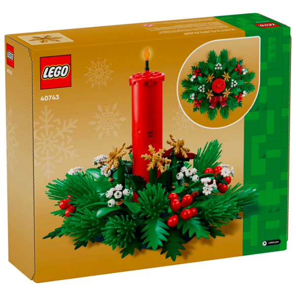 Constructor LEGO Christmas Table Decoration Green Numărul de piese 433, 12+ photo 3