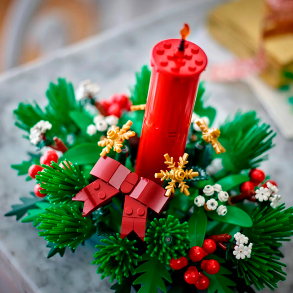 Constructor LEGO Christmas Table Decoration Green Numărul de piese 433, 12+ photo 4