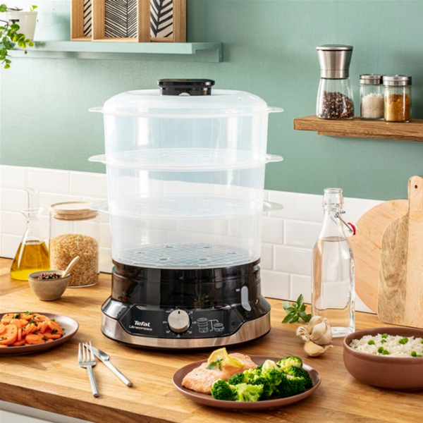 Aparat de gătit cu aburi Tefal VC204810 Black 800 W photo 5