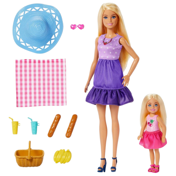 Păpușă Barbie Barbie and Chelsea Sisters model JBF43  3+ photo 1