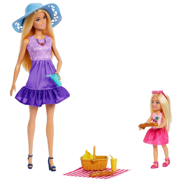 Păpușă Barbie Barbie and Chelsea Sisters model JBF43  3+ photo 2