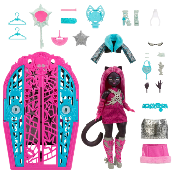 Păpușă Monster High Catty Noir model JBG82 3+ photo 2