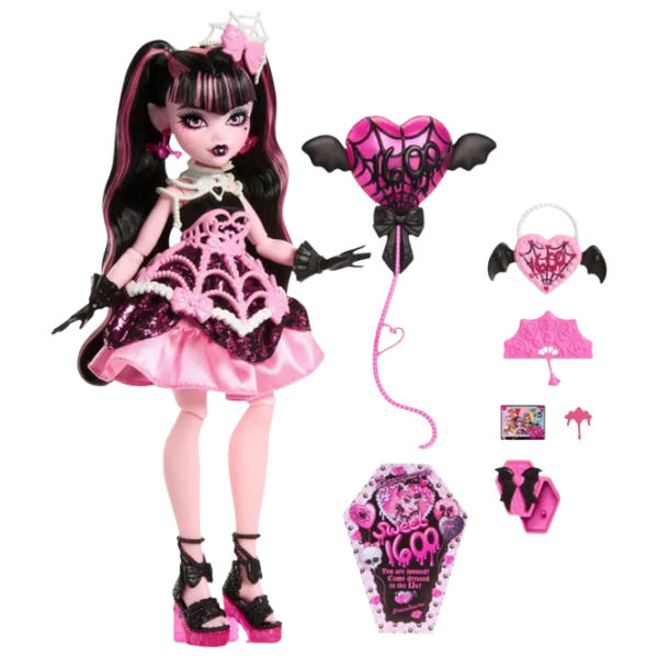 Păpușă Monster High Draculaura model JBG74  3+ photo 5