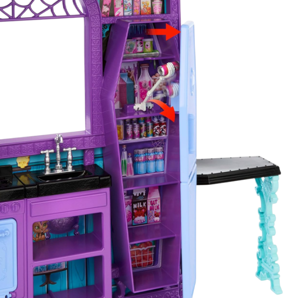 Căsuță pentru păpuși Monster High Boo-tique Hotel căsuță JBF16 3+ photo 2