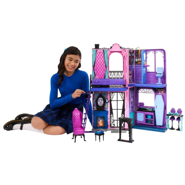 Căsuță pentru păpuși Monster High Boo-tique Hotel căsuță JBF16 3+ photo 7