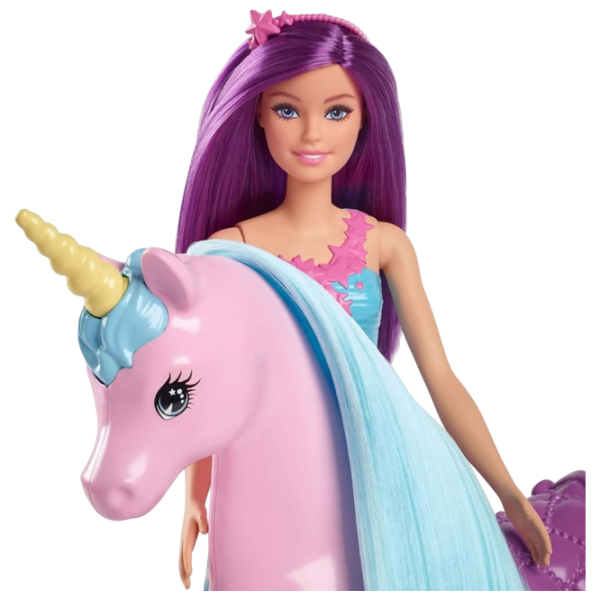 Păpușă Mattel Doll and Unicorn model HYT62 3+ photo 2