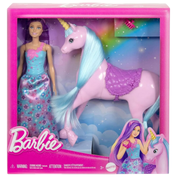 Păpușă Mattel Doll and Unicorn model HYT62 3+ photo 6