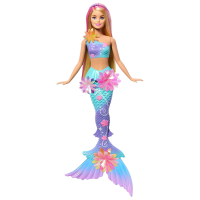 Păpușă Barbie Blooming Flowers sirenă JDM72 3+
