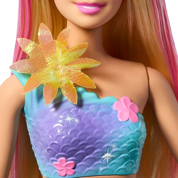 Păpușă Barbie Blooming Flowers sirenă JDM72 3+ photo 3