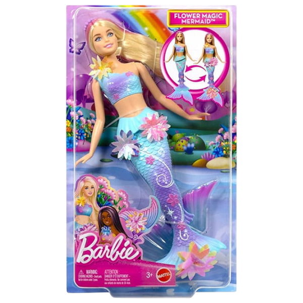 Păpușă Barbie Blooming Flowers sirenă JDM72 3+ photo 5