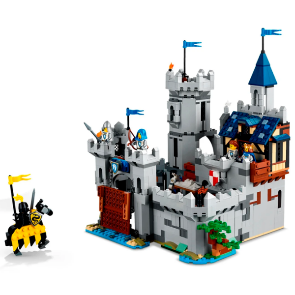 Constructor LEGO Medieval Horse Knight Castle Gray Numărul de piese 1371, 9+ photo 2