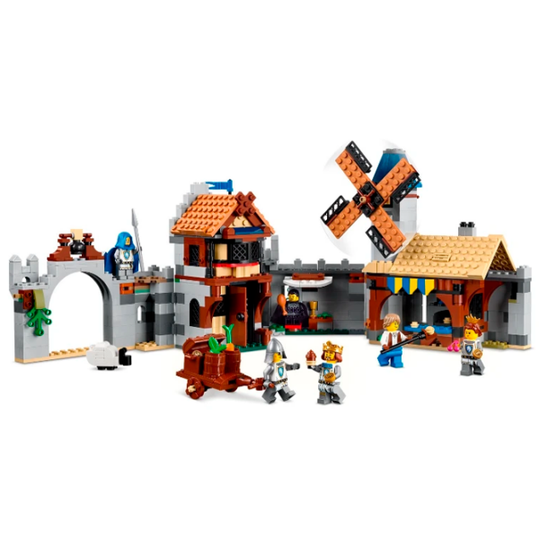 Constructor LEGO Medieval Horse Knight Castle Gray Numărul de piese 1371, 9+ photo 8