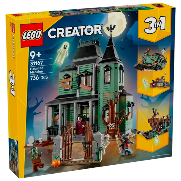 Constructor LEGO Haunted Mansion Green Numărul de piese 736, 9+ photo 1