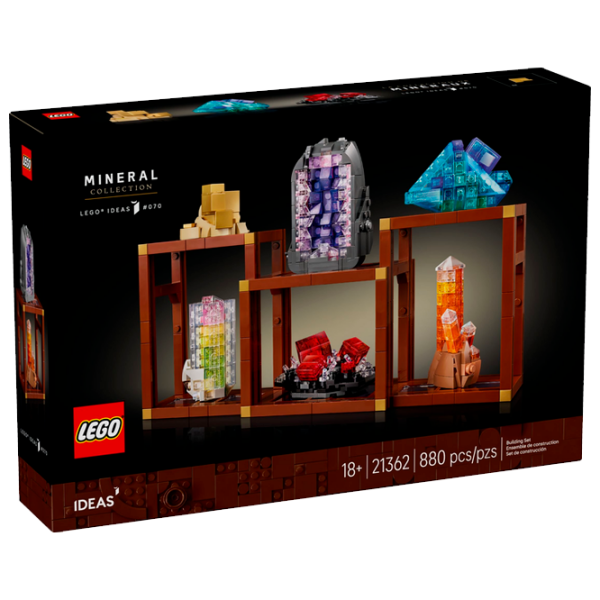 Constructor LEGO Mineral Collection Brown Numărul de piese 880, 18+ photo 1