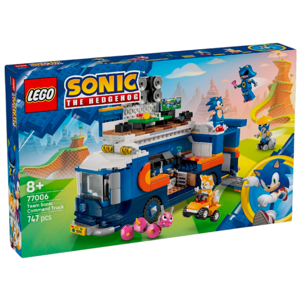 Constructor LEGO Team Sonic Command Truck Blue Numărul de piese 747, 8+ photo 1