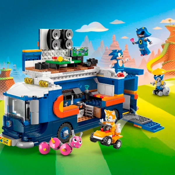Constructor LEGO Team Sonic Command Truck Blue Numărul de piese 747, 8+ photo 5