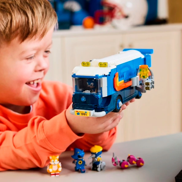 Constructor LEGO Team Sonic Command Truck Blue Numărul de piese 747, 8+ photo 6