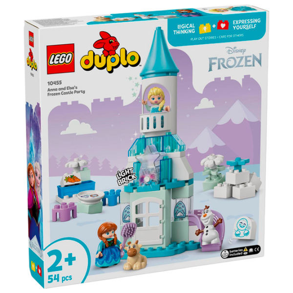 Constructor LEGO Anna And Elsa's Frozen Castle Party White Numărul de piese 54, 2+ photo 1