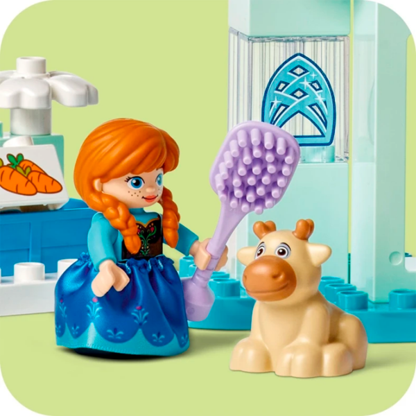 Constructor LEGO Anna And Elsa's Frozen Castle Party White Numărul de piese 54, 2+ photo 4