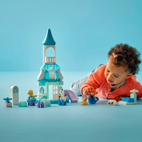 Constructor LEGO Anna And Elsa's Frozen Castle Party White Numărul de piese 54, 2+ photo 7
