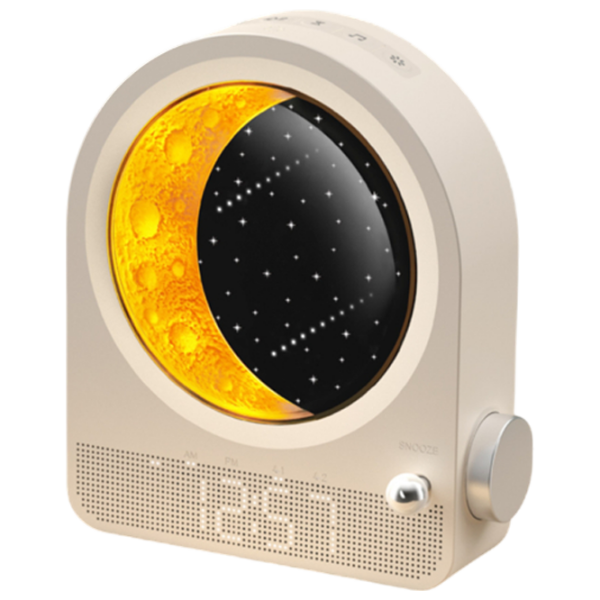 Lampă de noapte Night Light Moon Meteor White Rețea photo 1