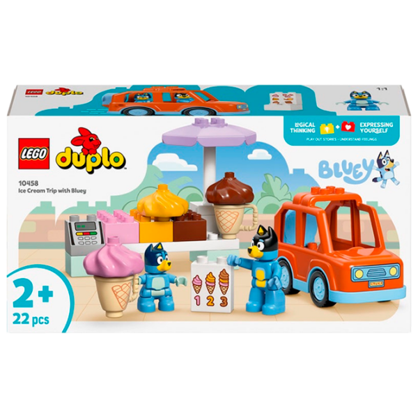 Constructor LEGO Ice Cream Trip With Bluey Blue Numărul de piese 22, 2+ photo 1