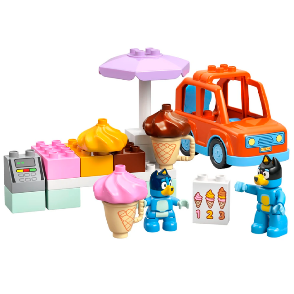 Constructor LEGO Ice Cream Trip With Bluey Blue Numărul de piese 22, 2+ photo 2