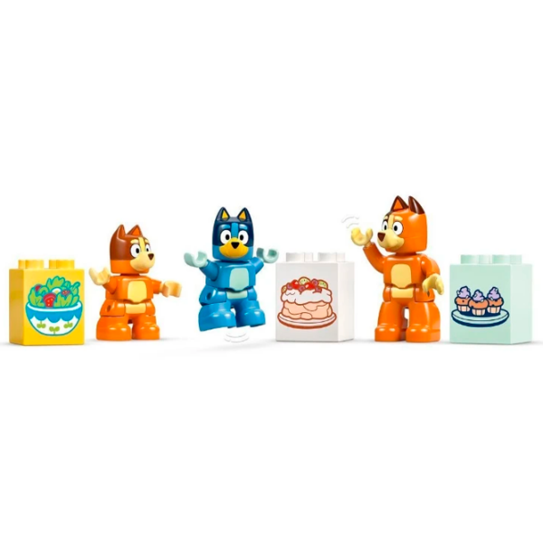 Constructor LEGO Bluey's Family House With Memory Game Orange Numărul de piese 83, 3+ photo 3