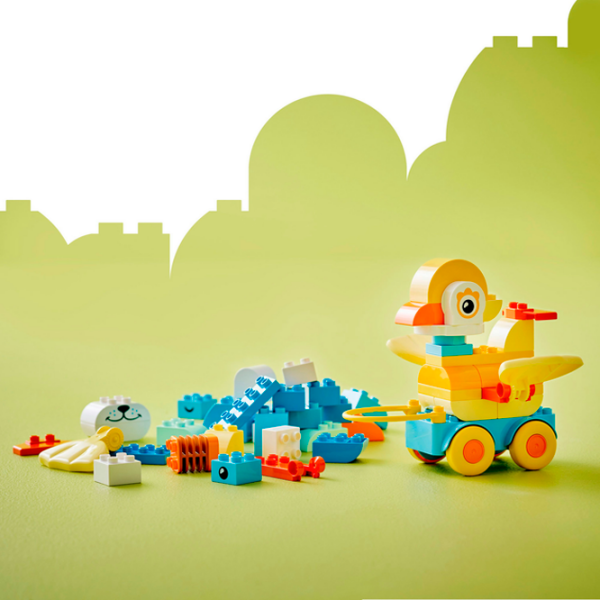 Constructor LEGO Animals On Wheels Yellow Numărul de piese 58, 2+ photo 5