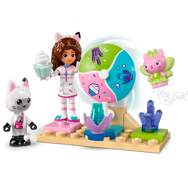 Constructor LEGO Sweet Treat Mountain & Kitty Garden Pink Numărul de piese 263, 4+ photo 5