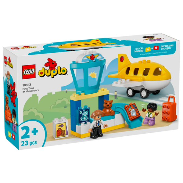 Constructor LEGO First Time At The Airport Yellow Numărul de piese 23, 2+ photo 1