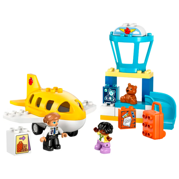 Constructor LEGO First Time At The Airport Yellow Numărul de piese 23, 2+ photo 6