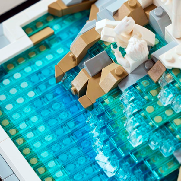 Constructor LEGO Trevi Fountain White Numărul de piese 1880, 18+ photo 5