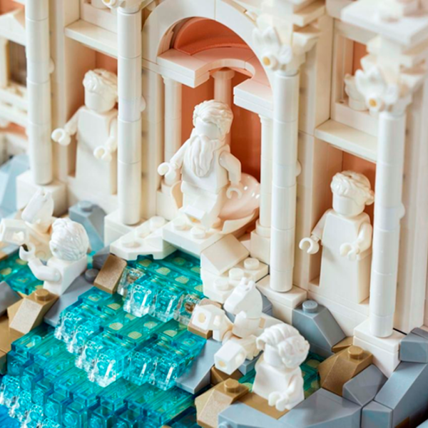 Constructor LEGO Trevi Fountain White Numărul de piese 1880, 18+ photo 6