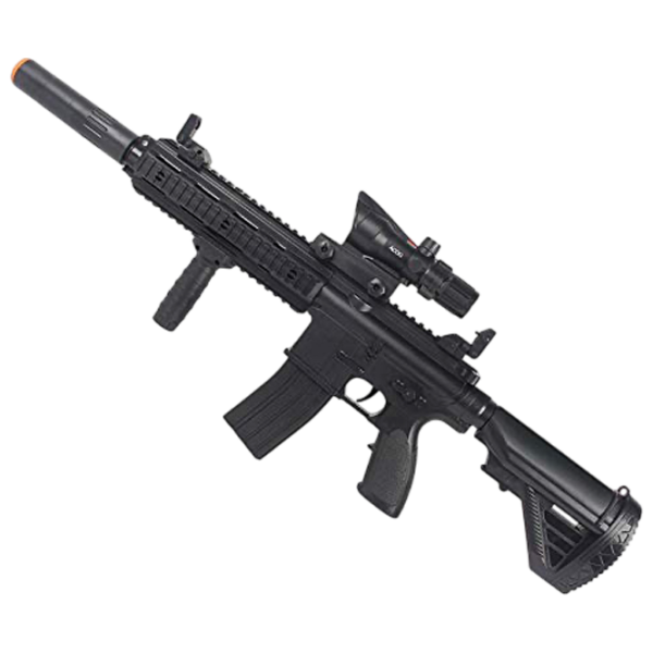 Игрушечный автомат ChiToys M416 703 Черный патронный, Гелевые шарики, 14+ photo 4