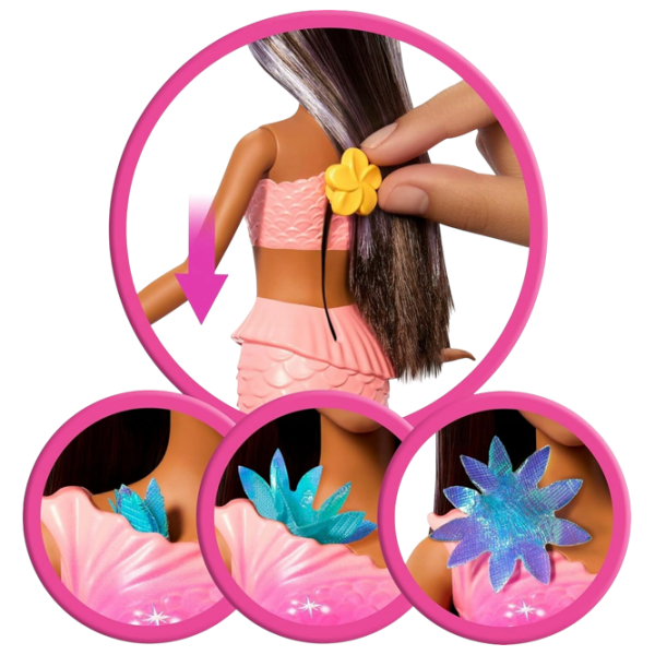 Păpușă Barbie Magical Mermaid sirenă JDM73 3+ photo 4
