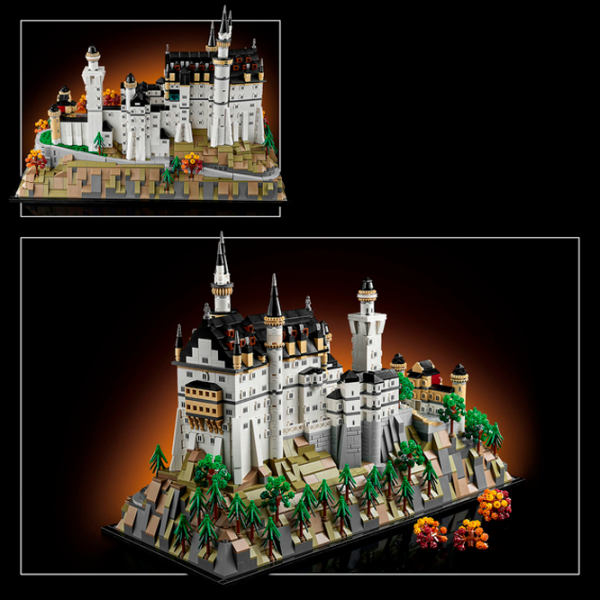 Constructor LEGO NEUSCHWANSTEIN CASTLE White Numărul de piese 3455, 18+ photo 5