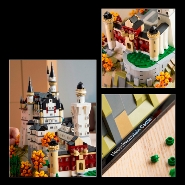 Constructor LEGO NEUSCHWANSTEIN CASTLE White Numărul de piese 3455, 18+ photo 7