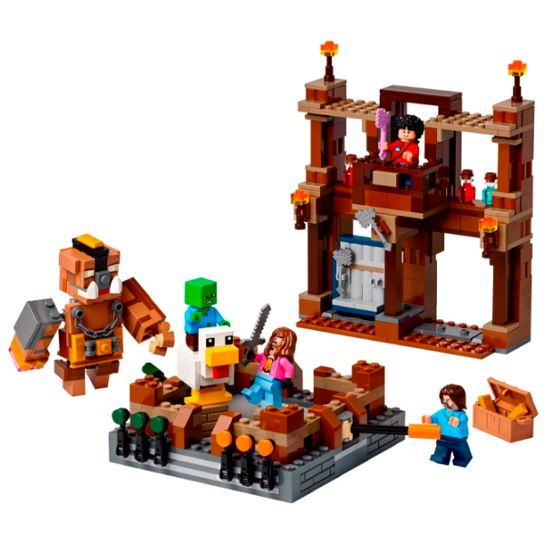 Constructor LEGO Woodland Mansion Fighting Ring Brown Numărul de piese 491, 10+ photo 2