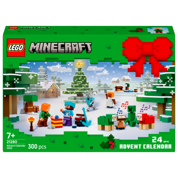 Constructor LEGO Advent Calendar Green Numărul de piese 300, 7+ photo 1