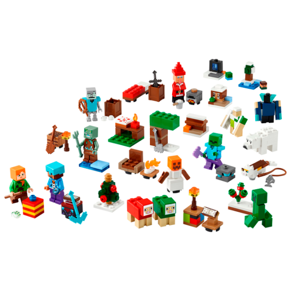 Constructor LEGO Advent Calendar Green Numărul de piese 300, 7+ photo 2
