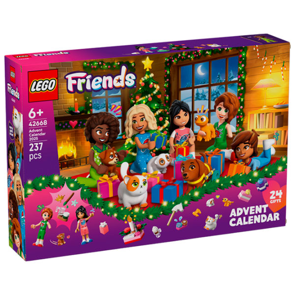 Constructor LEGO Advent Calendar Violet Numărul de piese 237, 6+ photo 1